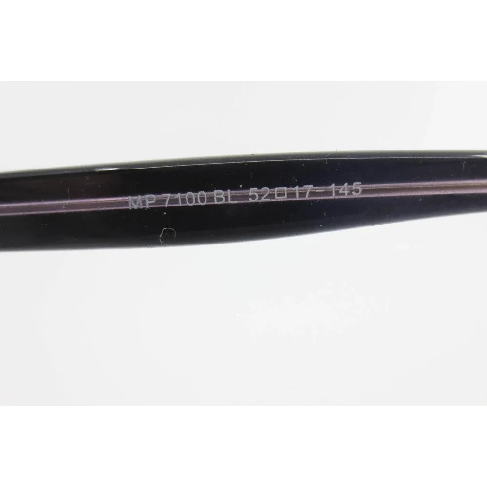 MP 7100 BL Black Grey Gradient Rectangular Eyeglass Frames 52-17-145